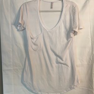 Z supply white pocket tee, Sz XS